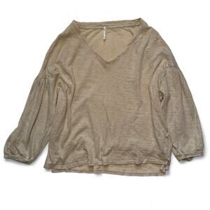 Hello Nite Ivory Cotton Women’s Top Size Small